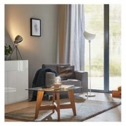 Promo ???? PAULMANN Lampe à Poser Kura - 20W - E27 - Sans Ampoule - Dimmable - Acier Brossé - Gris (tout Métal) ???? 7 Promo ???? PAULMANN Lampe à Poser Kura - 20W - E27 - Sans Ampoule - Dimmable - Acier Brossé - Gris (tout Métal) ???? -PAULMANN Sales 10069601 3