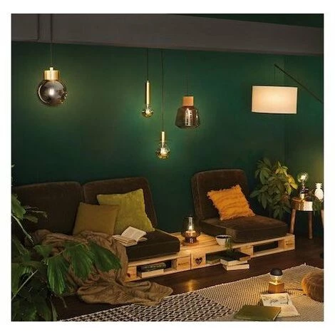 Sortie ???? PAULMANN Lampe à Poser Iben - 20W - E27 - Sans Ampoule - Dimmable - Verre Fumé/Liège - Autres Couleurs ???? 4 Sortie ???? PAULMANN Lampe à Poser Iben - 20W - E27 - Sans Ampoule - Dimmable - Verre Fumé/Liège - Autres Couleurs ???? – Image 4