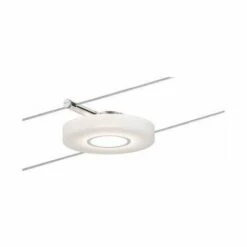 Remise ???? PAULMANN Spot Sur Câbles Smart DiscLED I - 4W DC - Satiné - Rond - Dimmable - Gris (tout Métal) ⌛