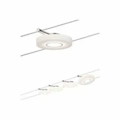 Nouveau ???? PAULMANN Système De Câbles Smart DiscLED - 2700°K - 4x4W - Satiné - Autres Couleurs ????