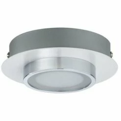 Acheter ???? PAULMANN Plafonnier Liao LED 1 Source - 4.7W - 3000K - Non Dimmable - Chrome/Blanc Dépoli - Chrome ❤️