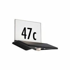 Budget ???? PAULMANN Applique Solaire Yoko - Numéro De Maison - Anthracite - 1,2W - 3000K - IP44 - Avec Détecteur - Non Dimmable - Anthracite ????