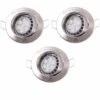 Top 10 ???? Set De 3 Spots Encastrables LED 8 Watts Lumière Dimmable Fer Brossé Paulmann 927.9 ⭐