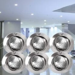 De gros ???? Lot De 6 Spots Encastrables Ronds Salon éclairage Spots Lampes Lumières Paulmann 993.77 ???? -PAULMANN Sales 13535855 3