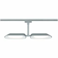 Promo ???? PAULMANN Gradable 2x8w Led Spot Dipper 2700k LumiÈre Chaude Pour Fixer Urail Track Couleur Chrome 954.69 ❤️