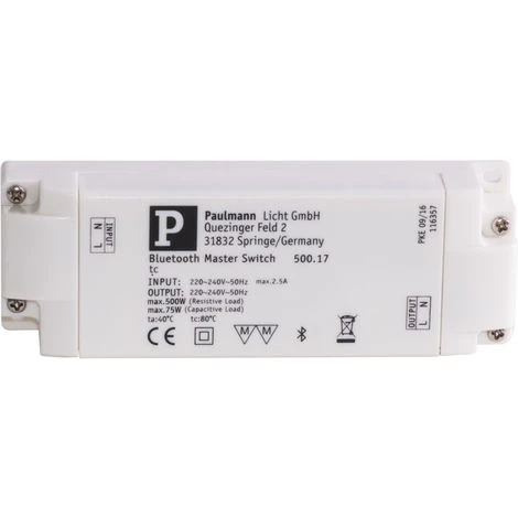 Le moins cher ???? Contrôleur De Commutation Smart Home Unité De Contrôle Des Lampes De Spot Encastrées Bluetooth App Paulmann 500.17 ❤️ 1 Le moins cher ???? Contrôleur De Commutation Smart Home Unité De Contrôle Des Lampes De Spot Encastrées Bluetooth App Paulmann 500.17 ❤️