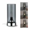Top 10 ???? PAULMANN Lampe à Poser Pinja - 20W Max - E14 - 230V - Chrome/Verre Fumé - Sans Ampoule - Chrome ????