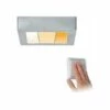 Meilleur prix ???? PAULMANN Plafonnier LED Carpo - 15W - 225x225mm - Carré - Chrome Mat - Dimmable - Chrome ????