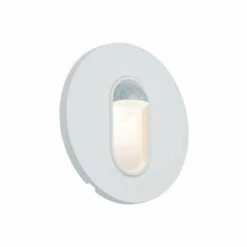 Promo ???? PAULMANN Luminaire Encastré Mural Rond - 2,7W - 2700K - Avec Détecteur - Blanc - Blanc ????