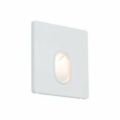 Vente flash ???? PAULMANN Luminaire Encastré Mural Carré - 1,7W - 2700K - Blanc - Blanc ????