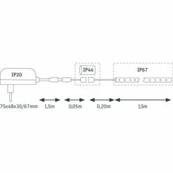 Budget ✔️ PAULMANN Kit De Base Ruban Lumineux MaxLED Flow - 1.5m - 21W - 2700K - Blanc ???? -PAULMANN Sales 15579972 3
