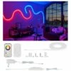 Les meilleures critiques de ???? PAULMANN Kit De Base Ruban Lumineux MaxLED Flow - 1.5m - 13.5W - RGB - Avec Télécommande - Multicolore (RGB) ????