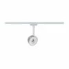 Coupon ???? PAULMANN Plafonnier Pellet URail - 4W - Chrome Mat - Dimmable - Avec Ampoule - Chrome ????