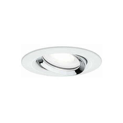 Budget ???? PAULMANN Spots Encastrés LED Nova Plus - GU10 - Chrome - 6W - 4000K - IP65 - Rond - Avec Ampoule - Chromé ⭐ 1 Budget ???? PAULMANN Spots Encastrés LED Nova Plus - GU10 - Chrome - 6W - 4000K - IP65 - Rond - Avec Ampoule - Chromé ⭐