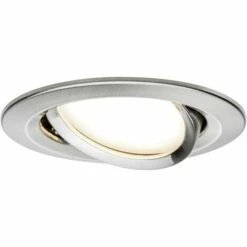 Promo ???? Luminaire à LED Encastrable Paulmann Coin Slim 93877 LED Intégrée N/A Puissance: 6 W Blanc Chaud N/A ✔️