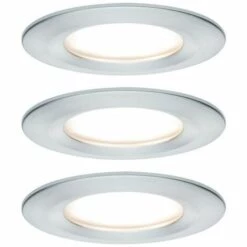 Nouveau ???? Spot Encastrable Pour Salle De Bains Paulmann Nova 93462 LED N/A Puissance: 18 W Blanc Chaud N/A ????