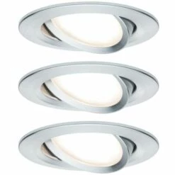 Meilleur prix ???? Spot Encastrable Paulmann Nova 93487 LED N/A Puissance: 18 W Blanc Chaud N/A ✔️
