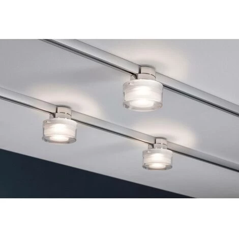 Meilleur prix ???? Luminaire Sur Rail Haute Tension Paulmann Topa Dot 95502 LED Intégrée N/A Puissance: 5.2 W Blanc Chaud N/A - Chrome, Clair, Satin ⌛ 3 Meilleur prix ???? Luminaire Sur Rail Haute Tension Paulmann Topa Dot 95502 LED Intégrée N/A Puissance: 5.2 W Blanc Chaud N/A - Chrome, Clair, Satin ⌛ – Image 3