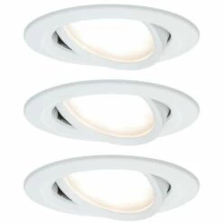 Meilleur prix ✨ Spot Encastrable Paulmann Nova 93485 LED N/A Puissance: 18 W Blanc Chaud N/A ????