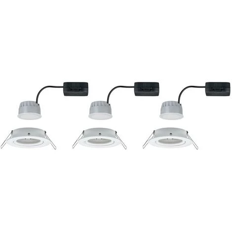 Meilleur prix ✨ Spot Encastrable Paulmann Nova 93485 LED N/A Puissance: 18 W Blanc Chaud N/A ???? 2 Meilleur prix ✨ Spot Encastrable Paulmann Nova 93485 LED N/A Puissance: 18 W Blanc Chaud N/A ???? – Image 2