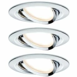 Promo ???? Spot Encastrable Paulmann Nova 93488 LED N/A Puissance: 18 W Blanc Chaud N/A ????