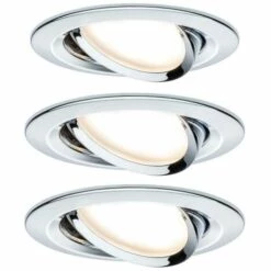 Offres ???? Spot Encastrable Paulmann Nova 93452 LED N/A Puissance: 18 W Blanc Chaud N/A ⌛