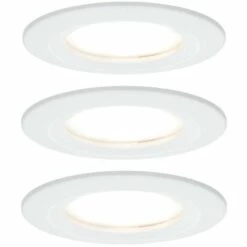 Remise ⌛ Spot Encastrable Pour Salle De Bains Paulmann Nova 93460 LED N/A Puissance: 18 W Blanc Chaud N/A ❤️