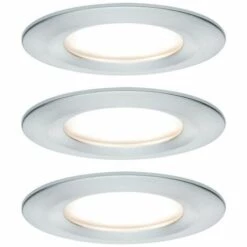 Nouveau ???? Spot Encastrable Pour Salle De Bains Paulmann Nova 93498 LED N/A Puissance: 18 W Blanc Chaud N/A ????