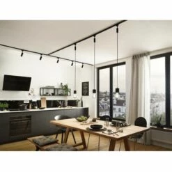 Le moins cher ???? Luminaire Sur Rail Haute Tension Paulmann 96923 LED Intégrée N/A Puissance: 8 W Blanc Chaud N/A ???? -PAULMANN Sales 16610024 4