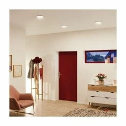 Promo ⌛ PAULMANN Panneau Encastré LED - Rond - 12W - 3000K - Blanc - Blanc ???? 7 Promo ⌛ PAULMANN Panneau Encastré LED - Rond - 12W - 3000K - Blanc - Blanc ???? -PAULMANN Sales 18164746 3