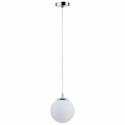 Meilleure vente ???? PAULMANN Suspension Galacta IP44 Max. 20W E27 à équiper Satiné/chromé - Blanc ????