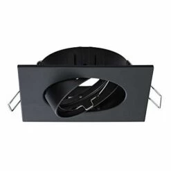 Promo ❤️ PAULMANN Spot Encastré Carré Noir S/lpe GU10 ⭐