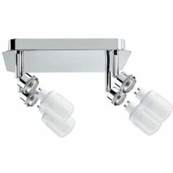 Meilleure vente ???? PAULMANN Plafonnier 4 Spots GZ10 9 W B Chrome ????