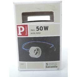 Remise ???? Douille Halogène GU. GZ10 PAULMANN 217 ✔️
