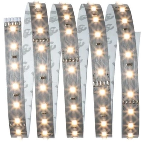 Promo ???? PAULMANN Kit Ruban MaxLED 500 3m Blanc Chaud 20W 230/24V 36VA Argent 2700K - Blanc ❤️ 1 Promo ???? PAULMANN Kit Ruban MaxLED 500 3m Blanc Chaud 20W 230/24V 36VA Argent 2700K - Blanc ❤️