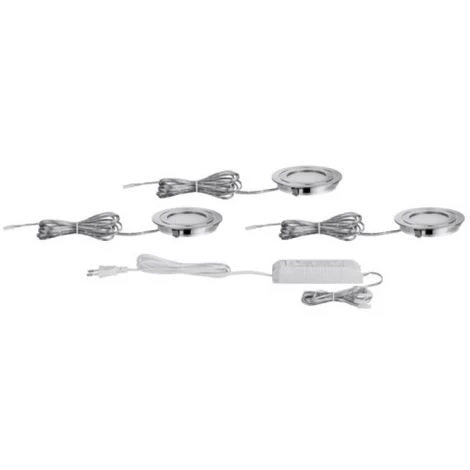 Promo ???? PAULMANN Kit Spot LED Encastré 3X5,6W Chromé - Chromé ???? 4 Promo ???? PAULMANN Kit Spot LED Encastré 3X5,6W Chromé - Chromé ???? – Image 4