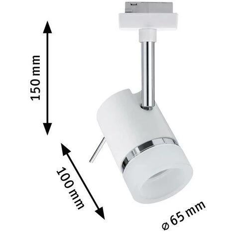 Budget ???? Luminaire Sur Rail Haute Tension Paulmann Pipe 95363 GU10 N/A Puissance: 10 W N/A ???? 3 Budget ???? Luminaire Sur Rail Haute Tension Paulmann Pipe 95363 GU10 N/A Puissance: 10 W N/A ???? – Image 3