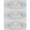 Offres ???? Luminaire à LED Encastrable Paulmann EBL Nova Mini Coin 94293 N/A Puissance: 4 W Blanc Chaud N/A ????