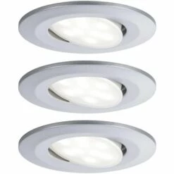 Nouveau ???? Spot LED Encastrable Pour Salle De Bains Paulmann Calla 99929 N/A Puissance: 18 W Blanc Neutre N/A ????