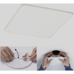 Le moins cher ???? Luminaire à LED Encastrable Paulmann EB Panel Veluna VariFit 93066 N/A Puissance: 22 W Blanc Neutre N/A ????