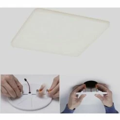 Meilleure affaire ⭐ Luminaire à LED Encastrable Paulmann EB Panel Veluna VariFit 92395 N/A Puissance: 17 W Blanc Chaud N/A ✨