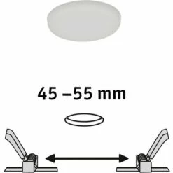 Grosses soldes ⌛ Luminaire à LED Encastrable Paulmann EB Panel Veluna VariFit 92390 N/A Puissance: 4.50 W Blanc Neutre N/A ???? -PAULMANN Sales 27032092 4