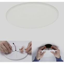 Tout neuf ???? Luminaire à LED Encastrable Paulmann EB Panel Veluna VariFit 92392 N/A Puissance: 17.50 W Blanc Neutre N/A ????