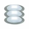 Tout neuf ???? PAULMANN Spot Encastré Led Nice Price 3x0,3w 45mm Sat ????