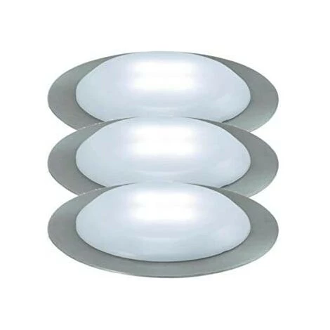 Tout neuf ???? PAULMANN Spot Encastré Led Nice Price 3x0,3w 45mm Sat ???? 1 Tout neuf ???? PAULMANN Spot Encastré Led Nice Price 3x0,3w 45mm Sat ????