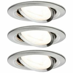 Vente flash ???? Spot Encastrable Paulmann Nova 93429 GU10 N/A Puissance: 19.5 W Blanc Chaud N/A ????