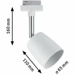 Acheter ???? Luminaire Sur Rail Haute Tension Paulmann Cover 95336 GU10 N/A Puissance: 10 W N/A ???? -PAULMANN Sales 31046859 3