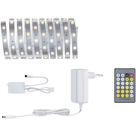 Tout neuf ✔️ Ruban LED (Base) Paulmann 79860 N/A Puissance: 11 W Blanc Chaud N/A ✔️ 1 Tout neuf ✔️ Ruban LED (Base) Paulmann 79860 N/A Puissance: 11 W Blanc Chaud N/A ✔️