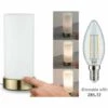 Top 10 ✨ Lampe De Table Pinja Paulmann 770.55-blanc Et Laiton Brossé ????