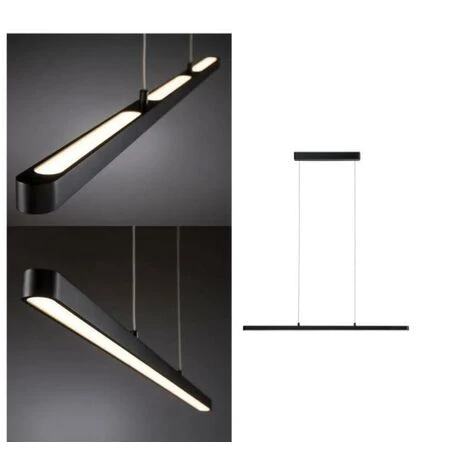 Meilleure affaire ⌛ Lampe Pendante à Led Lento Paulmann 796.93-black ???? 1 Meilleure affaire ⌛ Lampe Pendante à Led Lento Paulmann 796.93-black ????